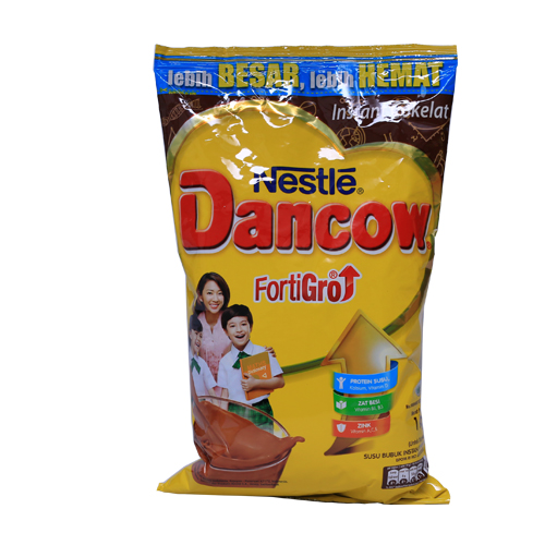 Promo Harga Dancow FortiGro Susu Bubuk Instant Cokelat 1000 gr - Tip Top