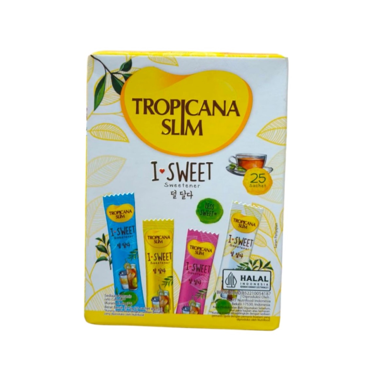 Promo Harga Tropicana Slim Sweetener I♥sweet 25 pcs - Tip Top