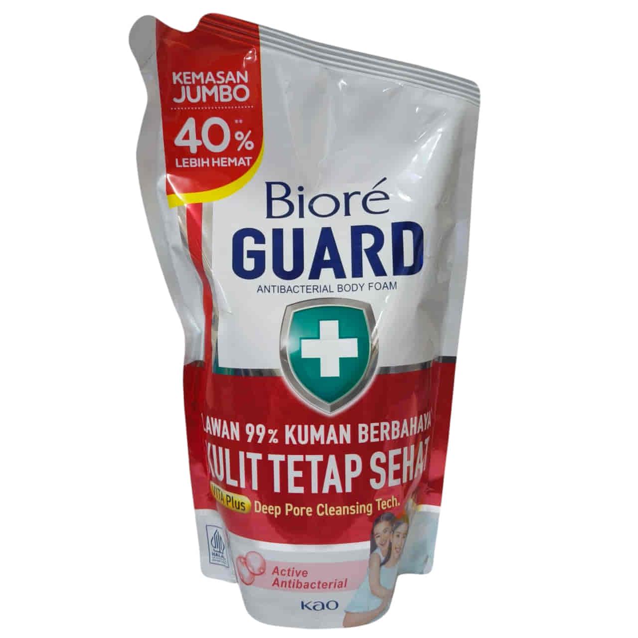 Promo Harga Biore Guard Body Foam Active Antibacterial 800 ml - Tip Top