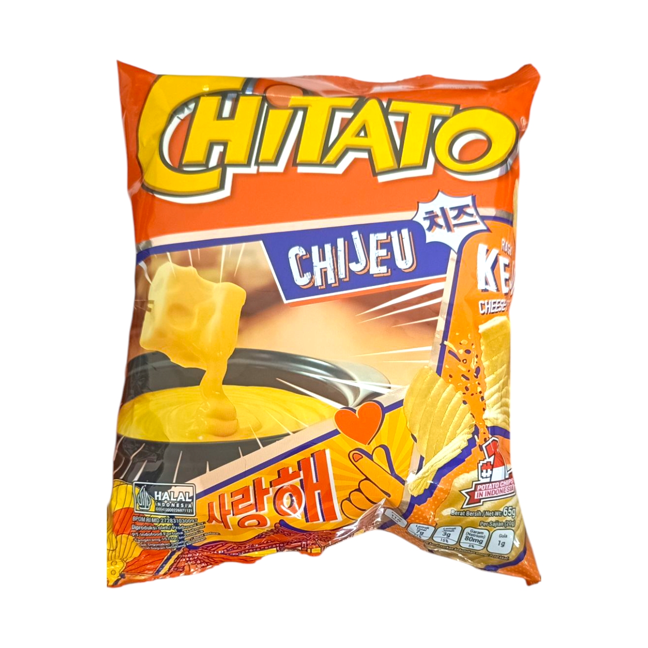 Promo Harga Chitato Snack Potato Chips Keju 68 gr - Tip Top